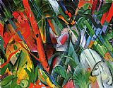 In The Rain by Franz Marc